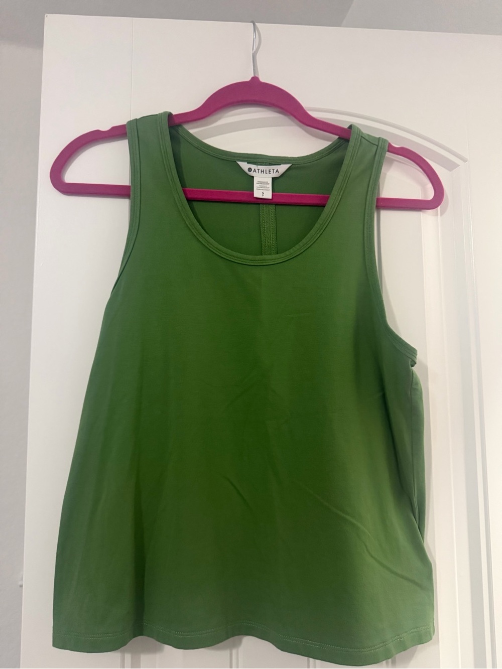 Athleta Olive Green Scoop Tank Top